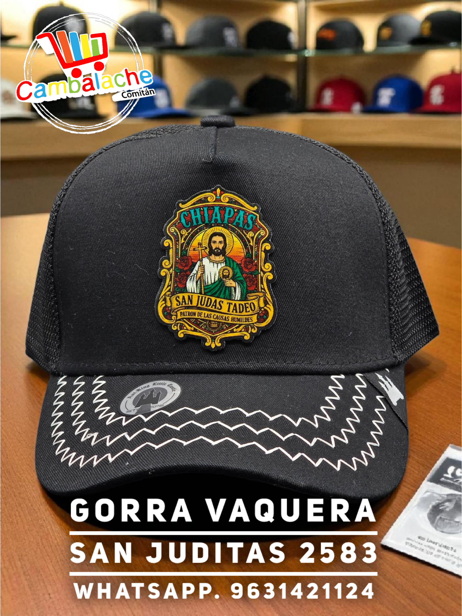 Gorra Vaquera San Juditas 2583