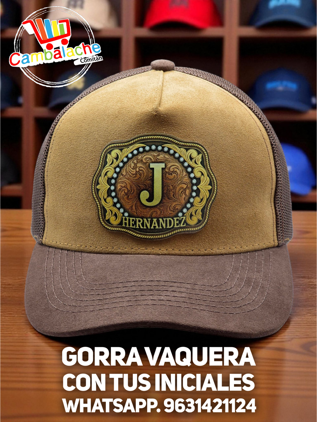 Gorra Vaquera Iniciales