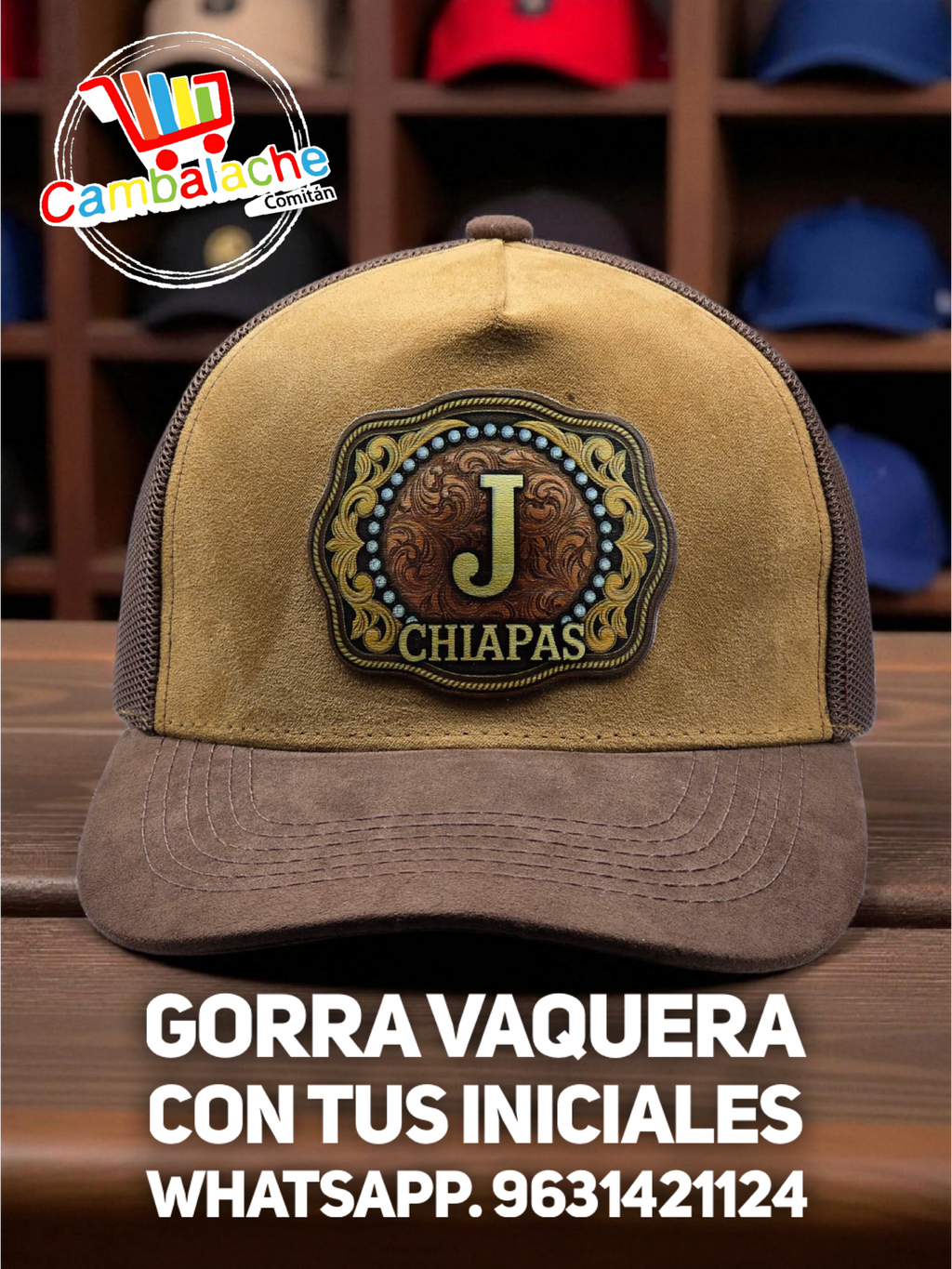 Gorra Vaquera Iniciales