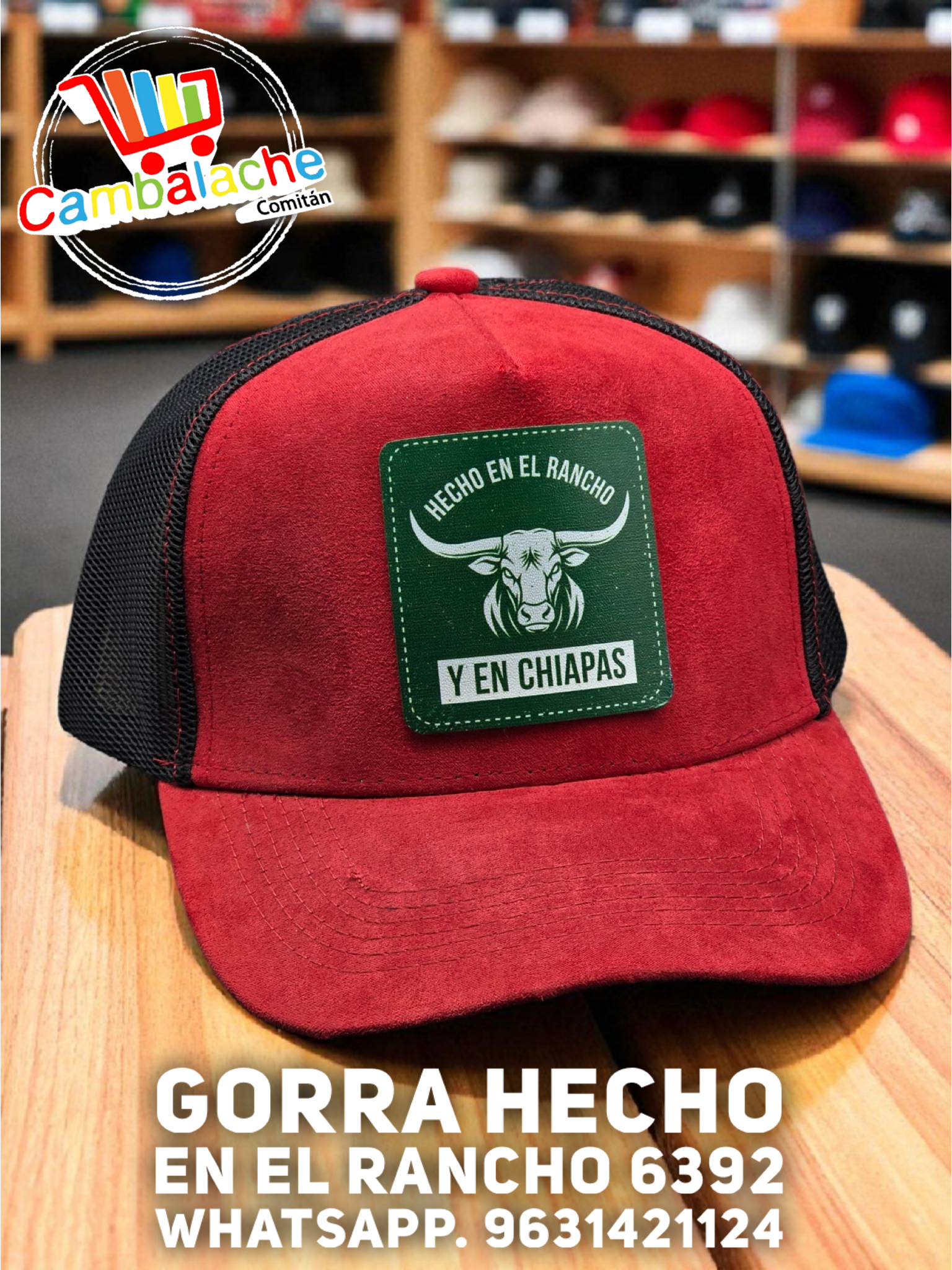 Gorra Vaquera Hecho En El Rancho 6392