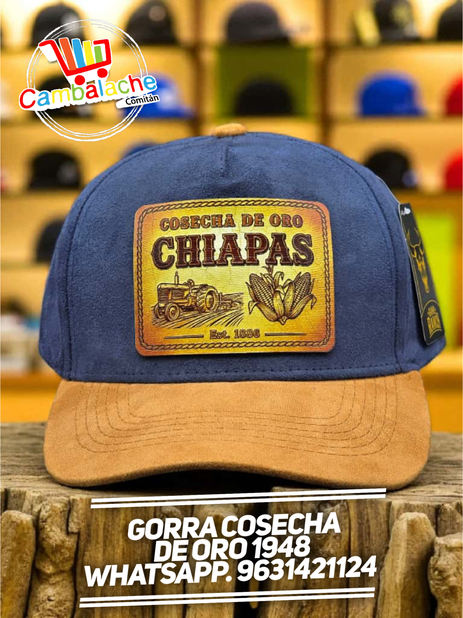 Gorra Vaquera Cosecha de Oro 1948