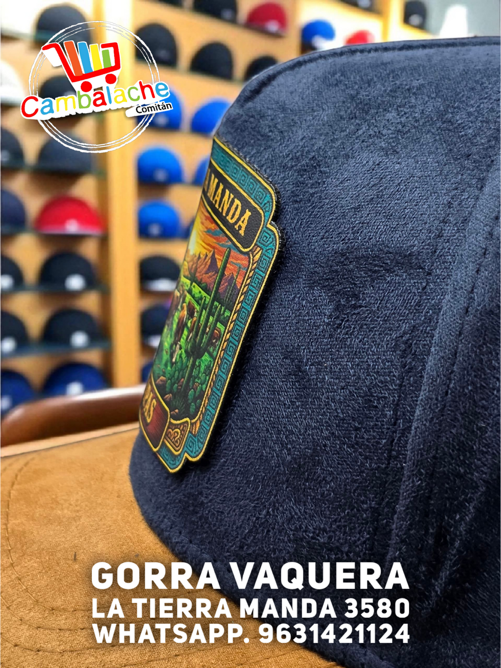 Gorra Vaquera La Tierra Manda 3580